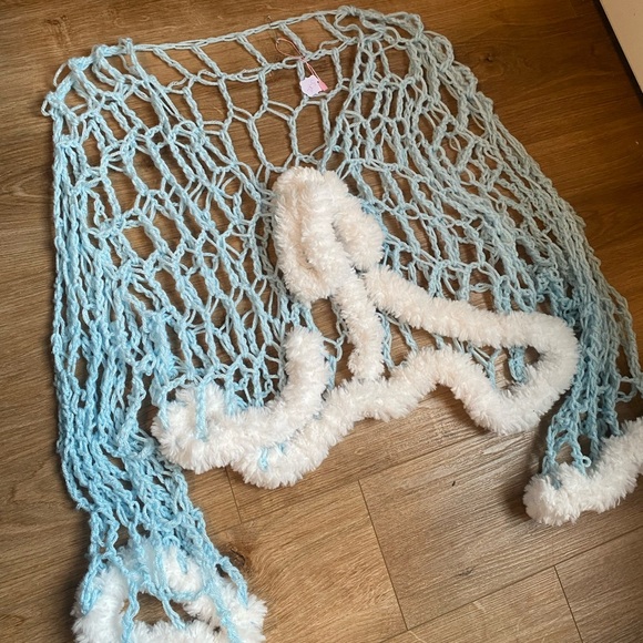 Handmade crochet fluffy cardigan - Picture 2 of 2